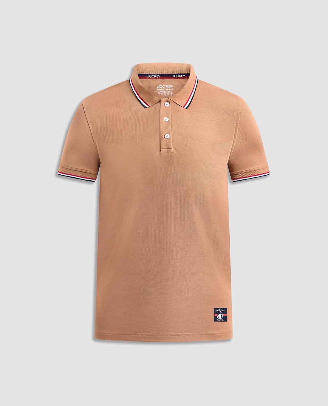 JOCKEY - Áo polo nam cổ bẻ tay ngắn Noire