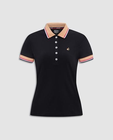  JOCKEY - Áo polo nữ cổ bẻ tay ngắn Noire 