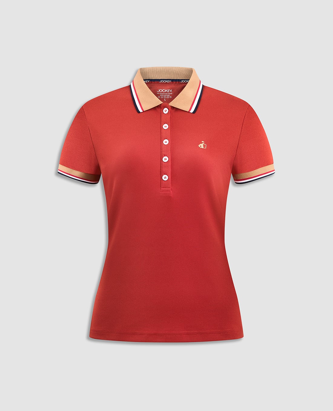 JOCKEY - Áo polo nữ cổ bẻ tay ngắn Noire