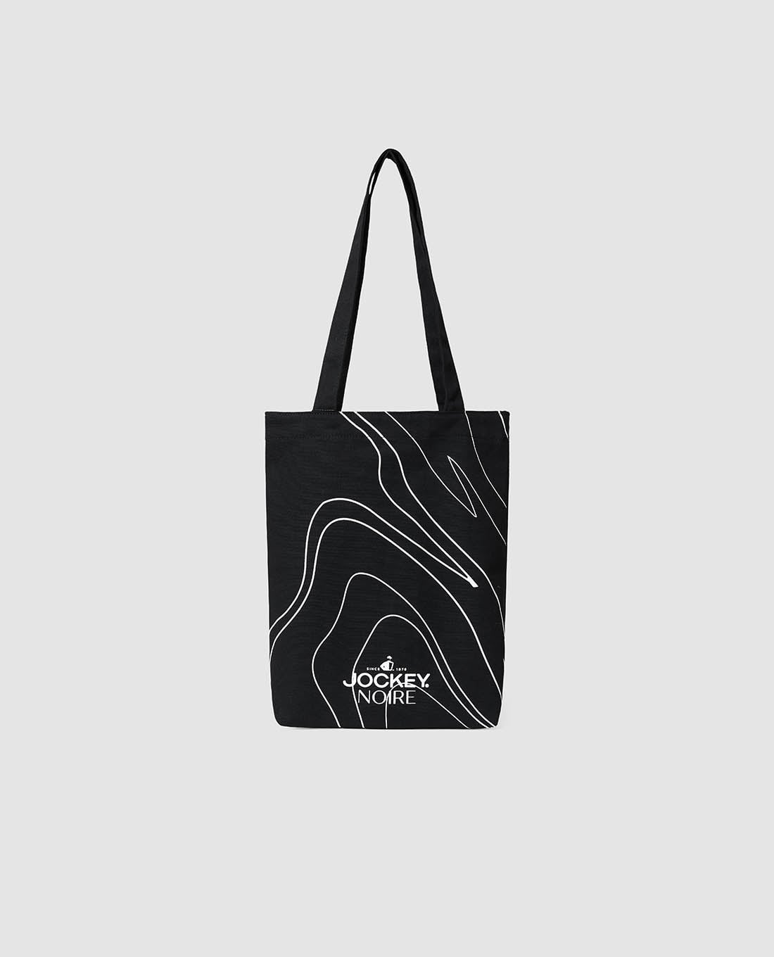 JOCKEY - Túi tote unisex phom chữ nhật Noire
