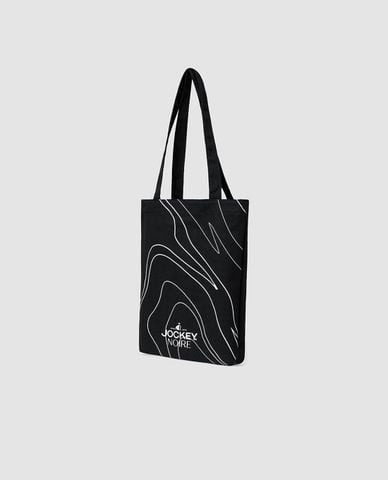  JOCKEY - Túi tote unisex phom chữ nhật Noire 