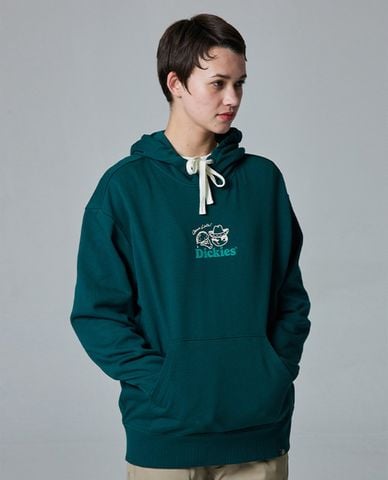 DICKIES - Áo hoodie unisex tay dài phối mũ French Terry Graphic 