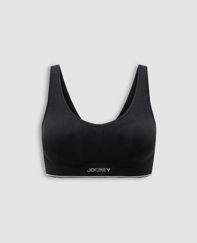  JOCKEY - Áo bra thể thao nữ hai dây bản to seamfree 