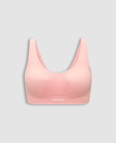 JOCKEY - Áo bra thể thao nữ hai dây bản to seamfree 