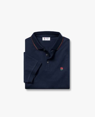  CHARLES TYRWHITT - Áo polo nam cổ bẻ tay ngắn Pique 