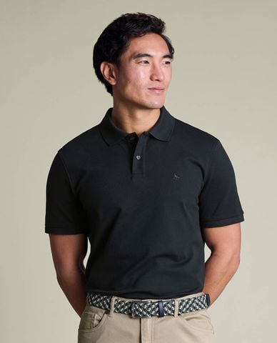  CHARLES TYRWHITT - Áo polo nam cổ bẻ tay ngắn Pique 