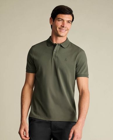  CHARLES TYRWHITT - Áo polo nam cổ bẻ tay ngắn Pique 