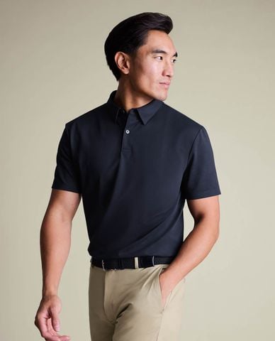  CHARLES TYRWHITT - Áo polo nam cổ bẻ tay ngắn lịch lãm 