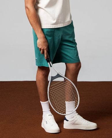  FILA - Quần short unisex ống rộng Tennis Heritage 