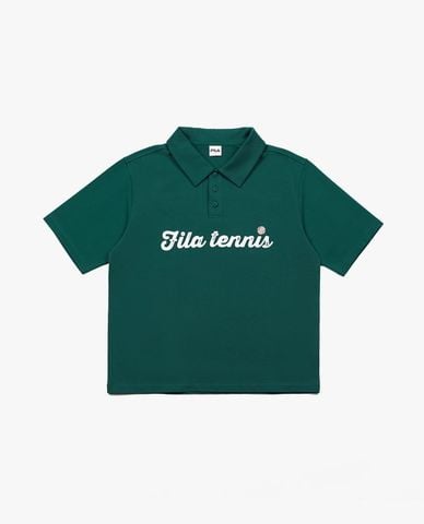  FILA - Áo polo unisex cổ bẻ tay ngắn Tennis Club 