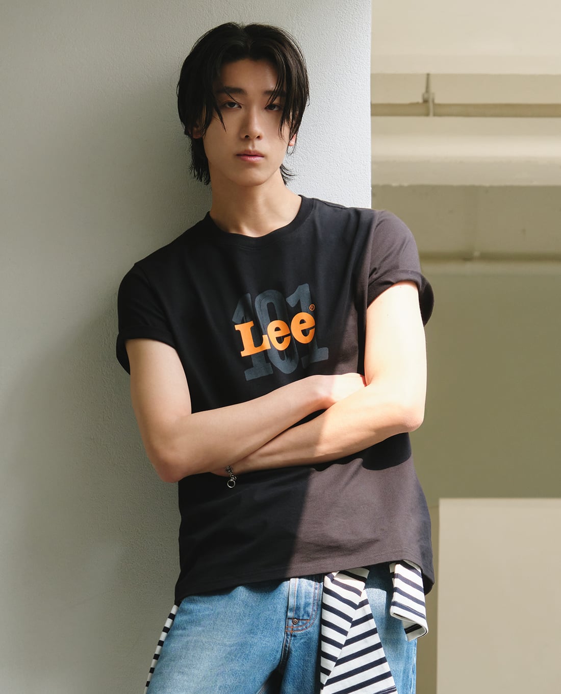 LEE - Áo thun nam cổ tròn tay ngắn 101+
