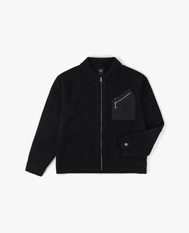  LEE - Áo khoác cardigan nam khóa kéo phối túi 