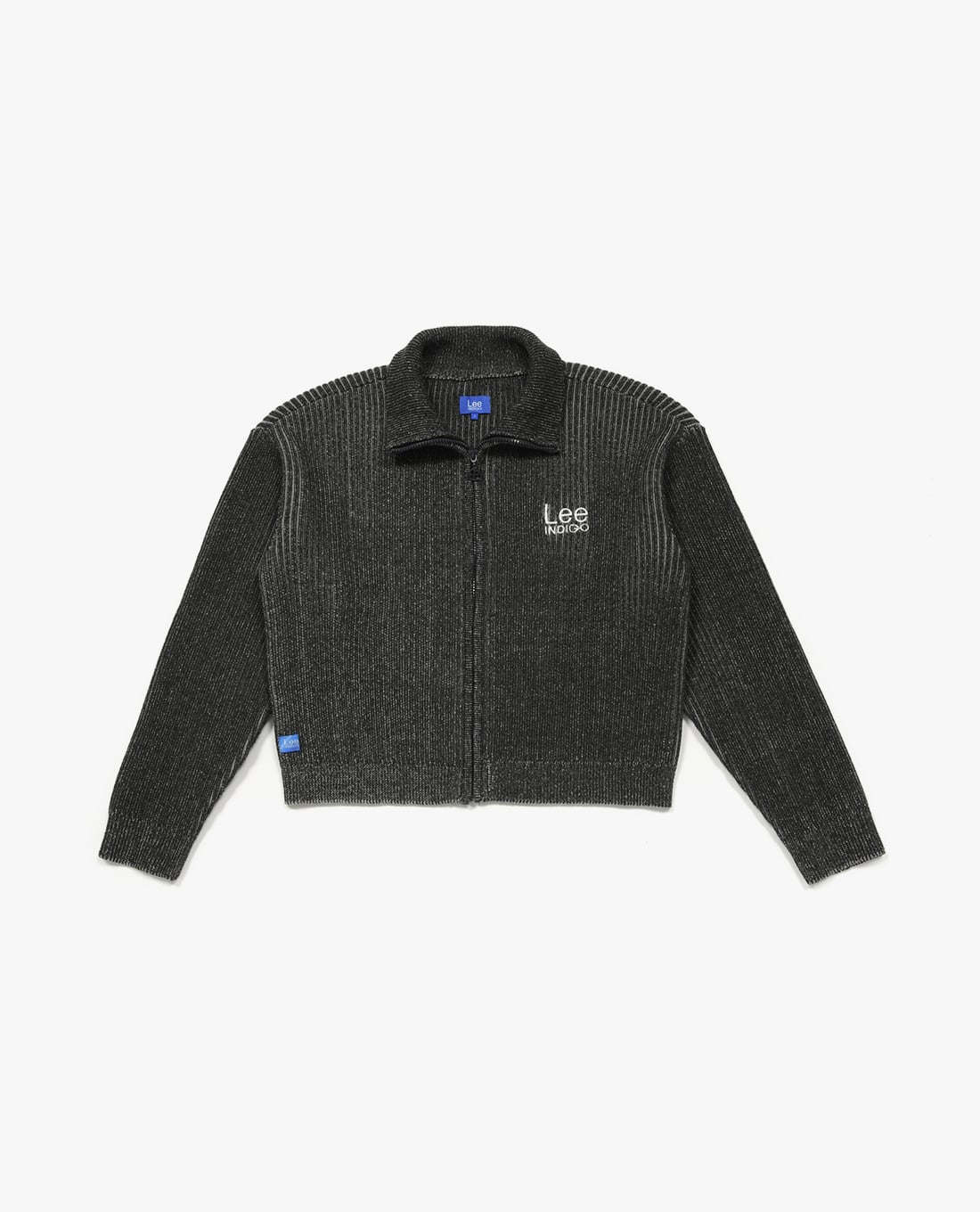 LEE - Áo khoác cardigan nữ phom croptop Indigo