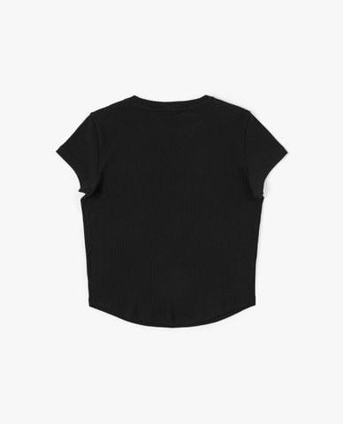  LEE - Áo thun nữ cổ tròn tay ngắn phom ôm 