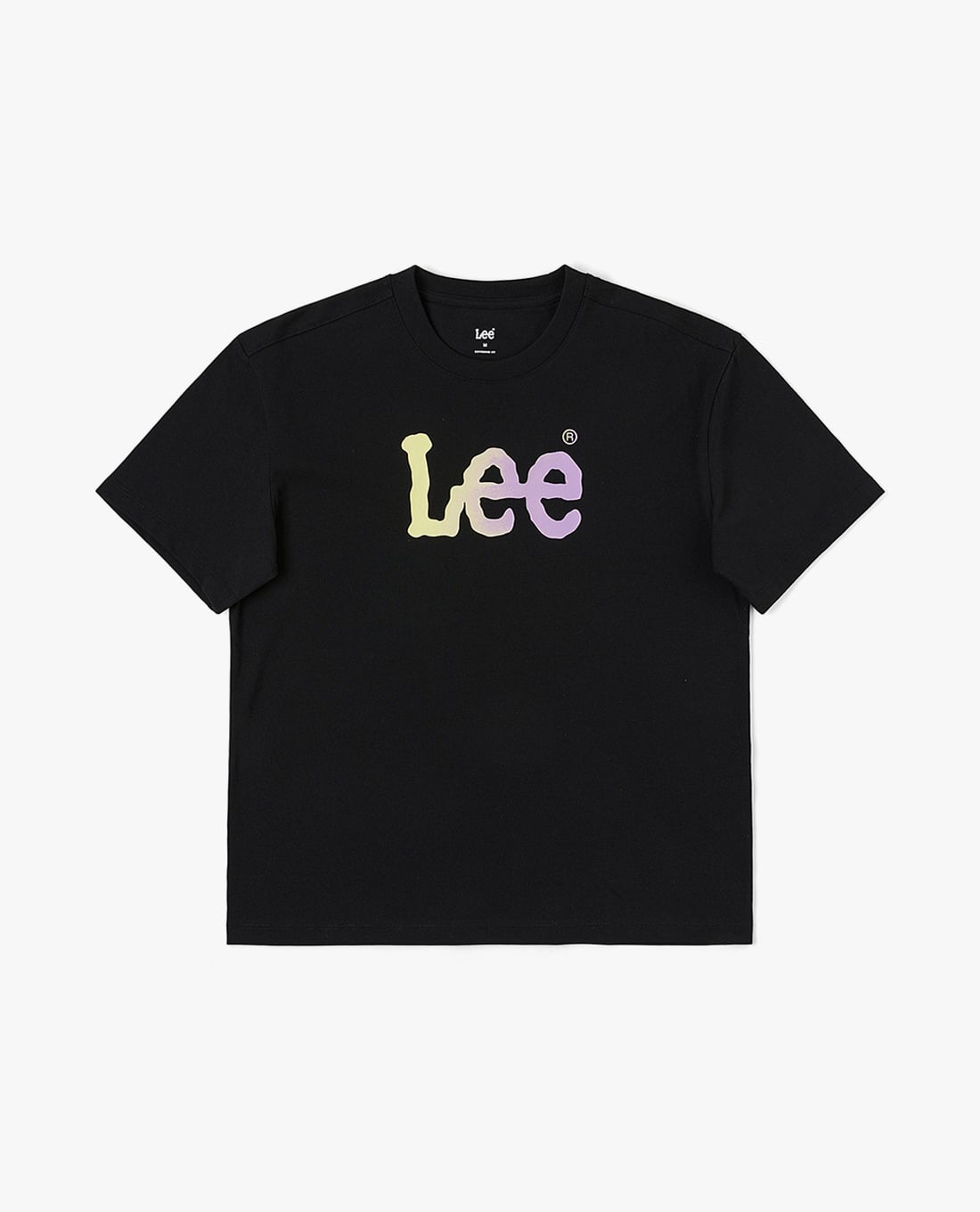 LEE - Áo thun nữ cổ tròn tay ngắn in logo