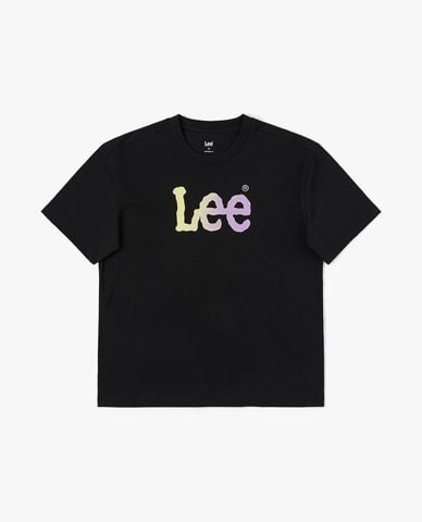  LEE - Áo thun nữ cổ tròn tay ngắn in logo 