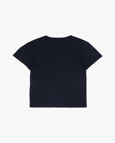  LEE - Áo croptop nữ cổ tròn tay ngắn 101+ 