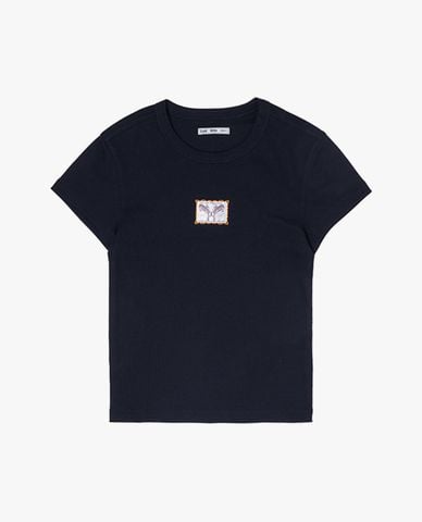  LEE - Áo thun nữ cổ tròn tay ngắn 101+ 