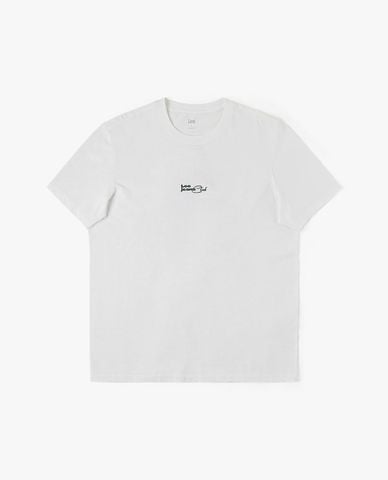  LEE - Áo thun nam cổ tròn tay ngắn in họa tiết 