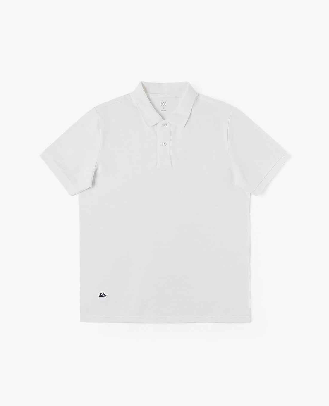 LEE - Áo polo nam cổ bẻ tay ngắn phối logo