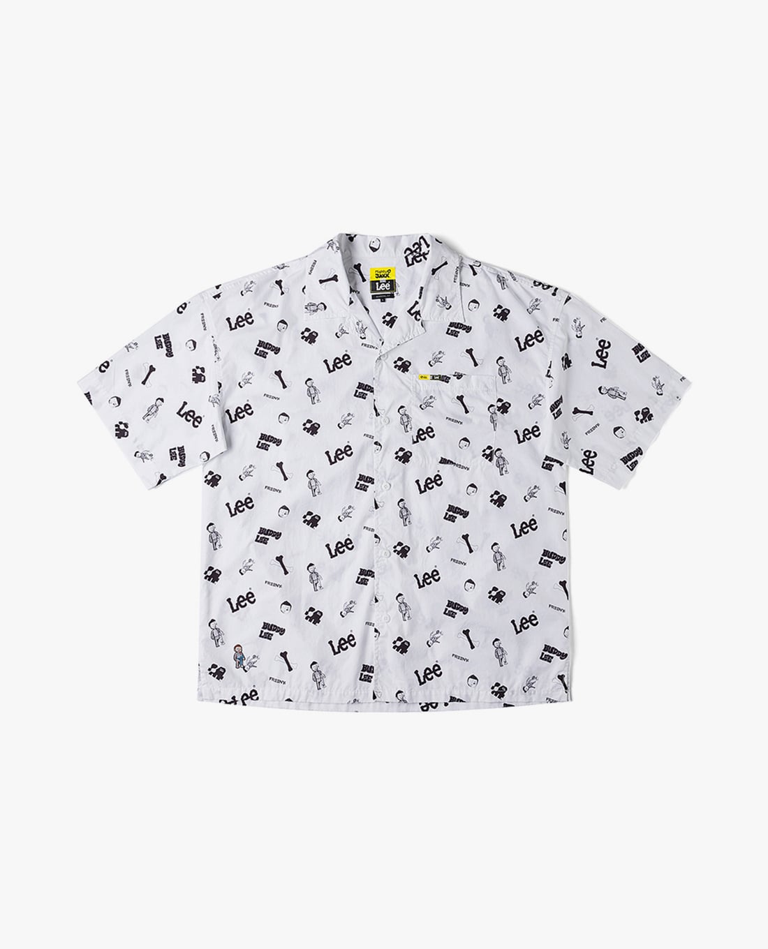 LEE - Áo sơ mi unisex cổ bẻ tay ngắn Mighty Jaxx Seasonal