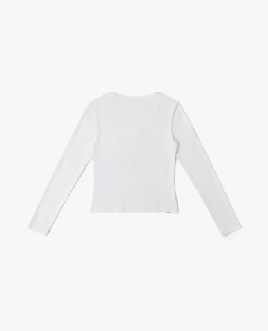  LEE - Áo thun nữ cổ tròn tay dài Modern Seasonal 