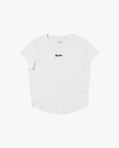  LEE - Áo thun nữ cổ tròn tay ngắn phom ôm 