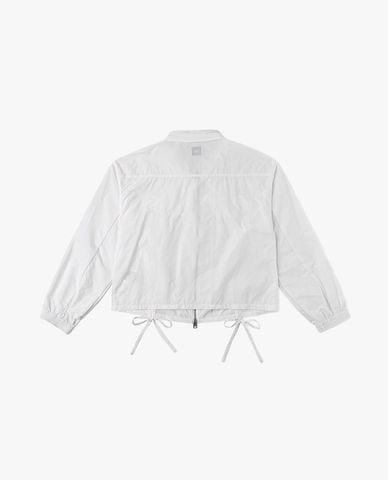  LEE - Áo khoác gió nữ cổ bẻ tay dài phối dây rút 