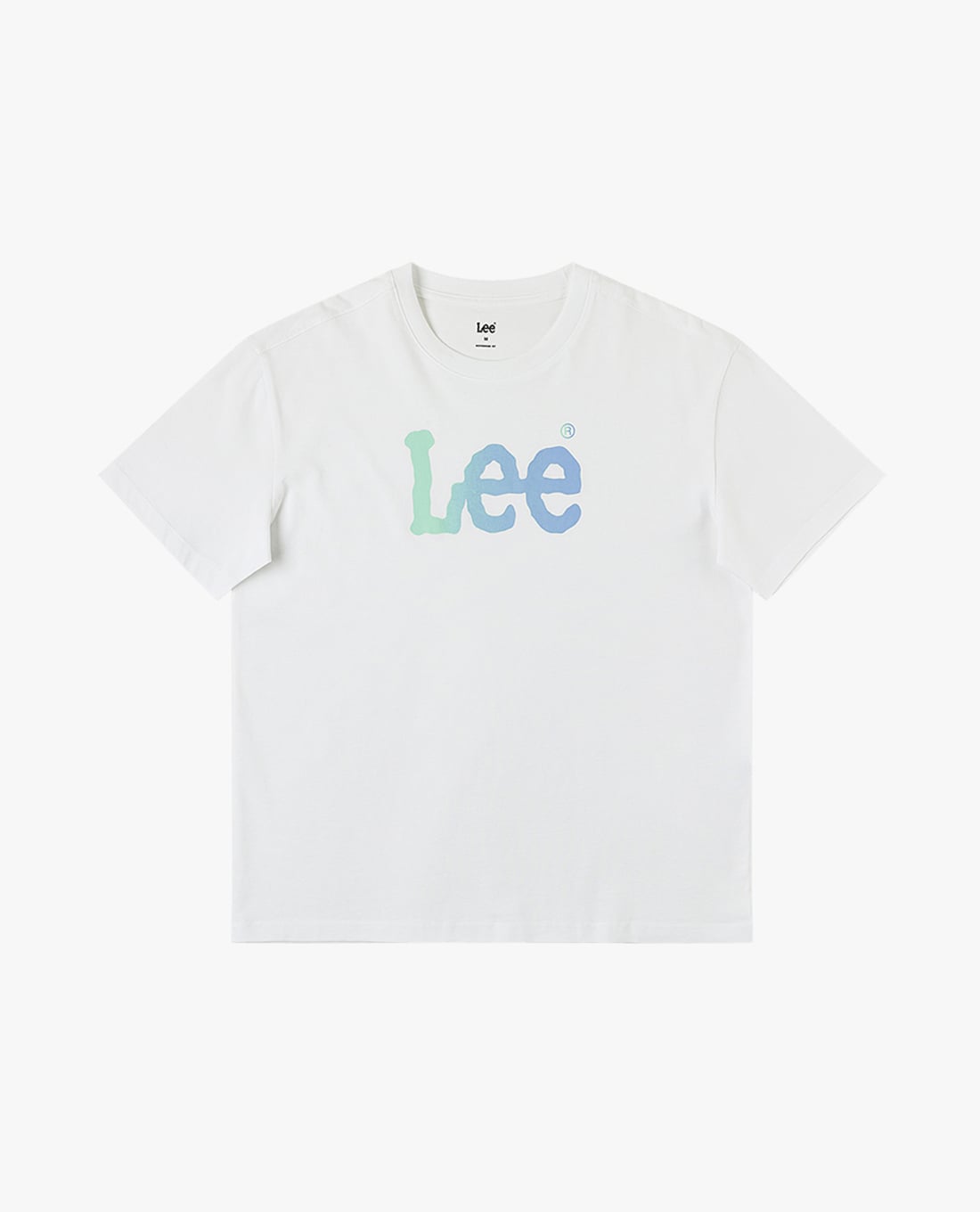 LEE - Áo thun nữ cổ tròn tay ngắn in logo