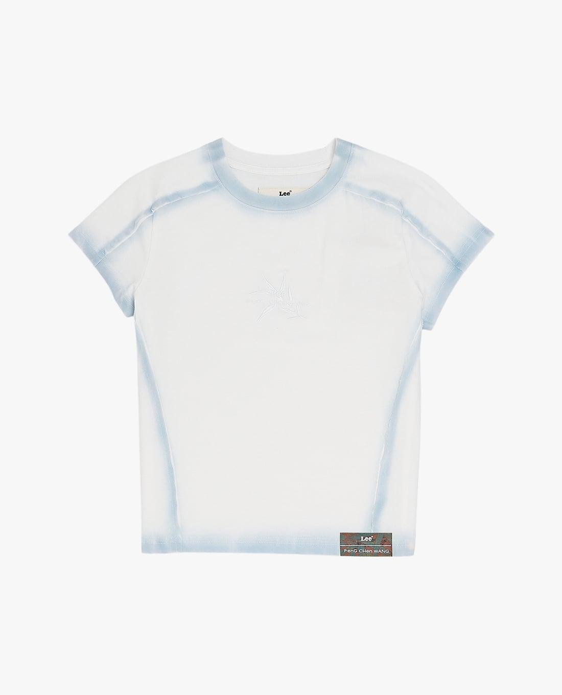 LEE - Áo thun nữ cổ tròn tay ngắn Lee x Feng Chen Wang