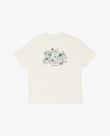  LEE - Áo thun nữ cổ tròn tay ngắn Modern Boyfriend 