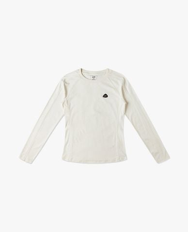  LEE - Áo thun nữ cổ tròn tay dài Indigo Seasonal 