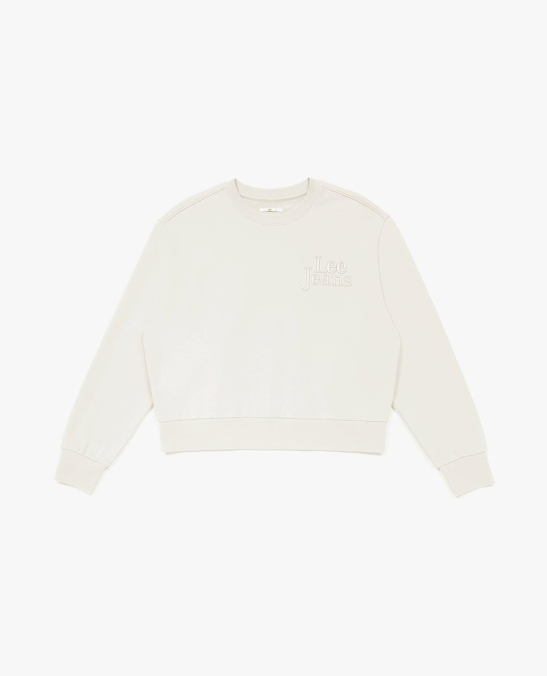 LEE - Áo sweatshirt nữ cổ tròn tay dài Modern Relax