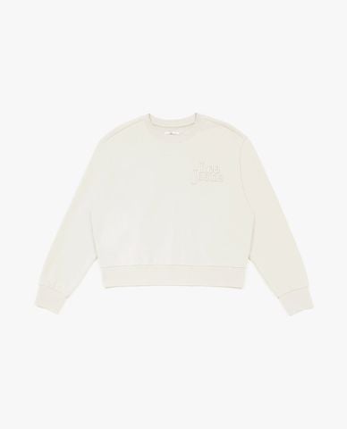  LEE - Áo sweatshirt nữ cổ tròn tay dài Modern Relax 
