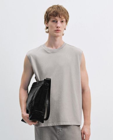  URBAN REVIVO - Áo ba lỗ nam phong cách tối giản 