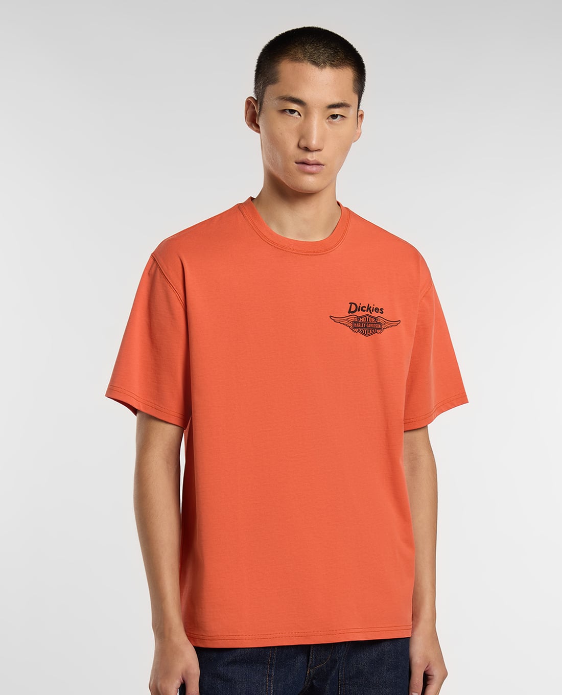 DICKIES - Áo thun nam cổ tròn tay ngắn Dickies x Harley Davidson