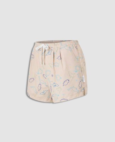  JOCKEY - Quần short kate nữ mặc nhà in họa tiết 