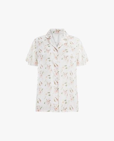  VERA - Bộ pijama nữ dài tay ngắn latin in 