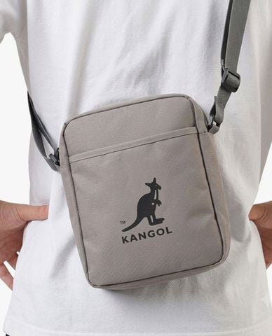  KANGOL - Túi đeo chéo unisex phom chữ nhật phối logo 