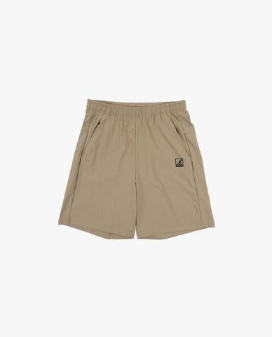  KANGOL - Quần short unisex ngang gối lưng thun 
