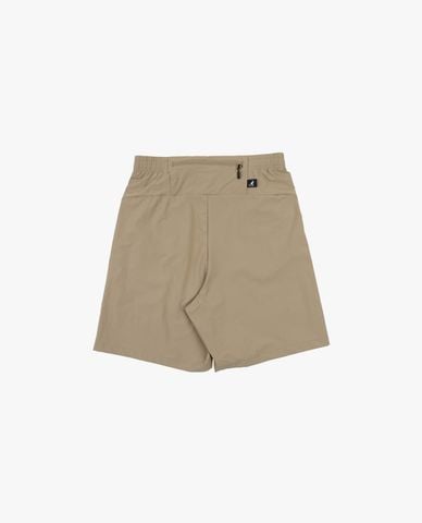  KANGOL - Quần short unisex ngang gối lưng thun 