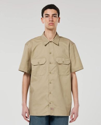 DICKIES - Áo sơ mi unisex cổ bẻ tay ngắn Mall 23 Casual 