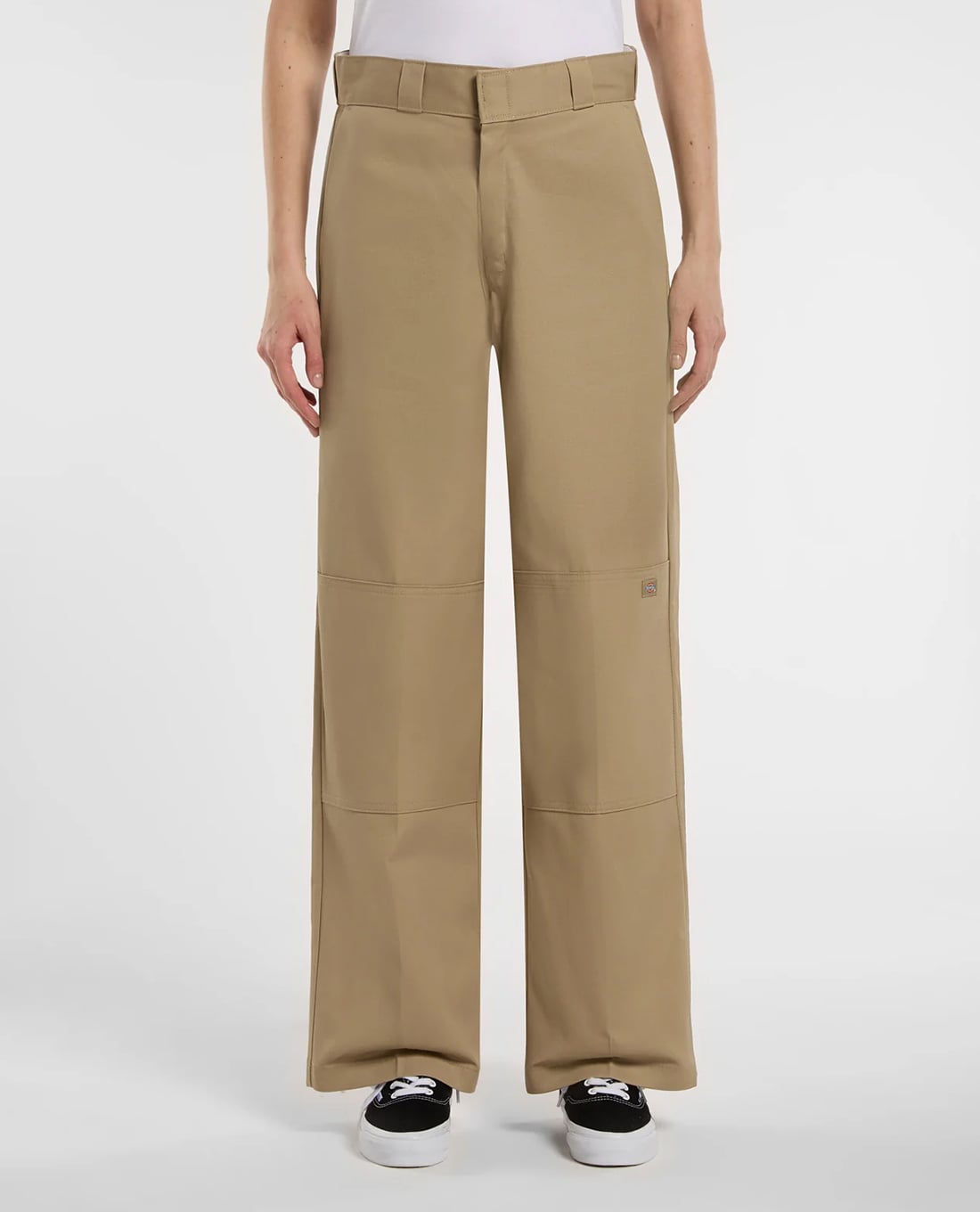 DICKIES - Quần nữ ống đứng phối logo hiện đại