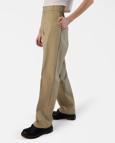  DICKIES - Quần nữ ống đứng phối logo 874 