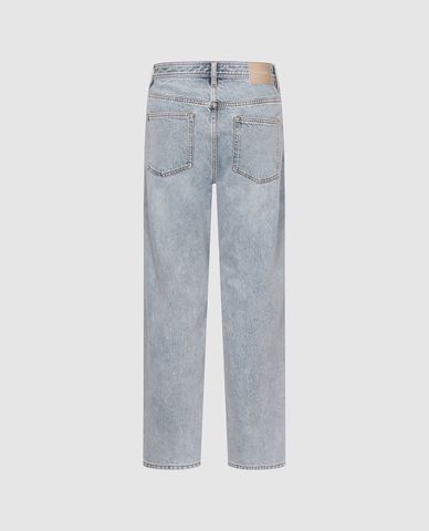  URBAN REVIVO - Quần jeans nam ống đứng wash bạc 