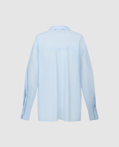  URBAN REVIVO - Áo sơ mi nữ cổ rút dây tay dài thắt nơ 