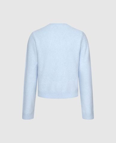  URBAN REVIVO - Áo khoác cardigan nữ tay dài thêu họa tiết 