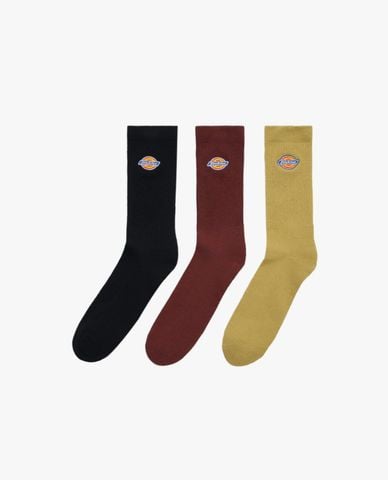  DICKIES - Set 3 đôi vớ cổ cao unisex thời trang 