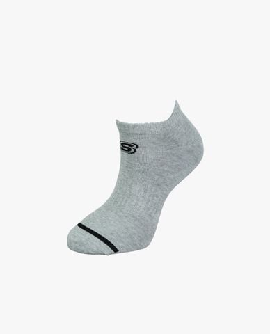  SKECHERS - Set 3 vớ nam cổ thấp dệt logo 