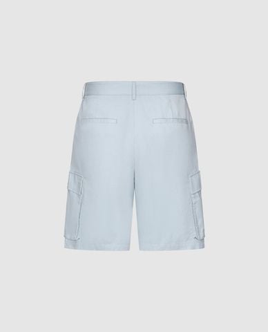  URBAN REVIVO - Quần short nam ngang gối phối túi hộp 